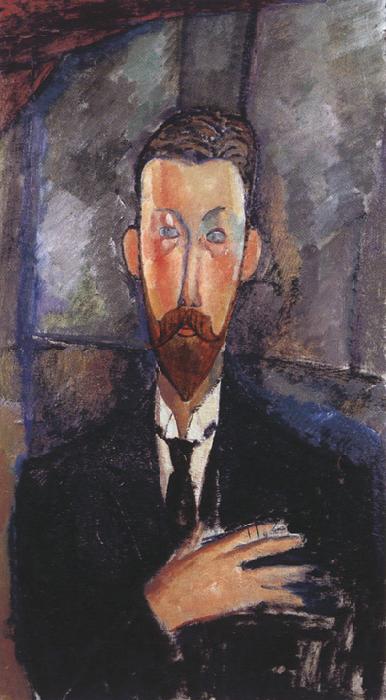 Amedeo Modigliani Portrait of Paul Alexandre in Front of a Window (mk39) oil painting image